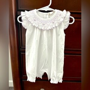 Kissy Kissy NWT Smocked Romper 6-9 months